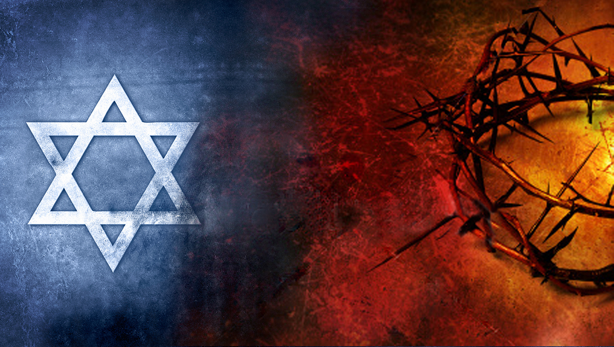 Star of David and crown of thorns artwork for The Jewishness of Jesus.